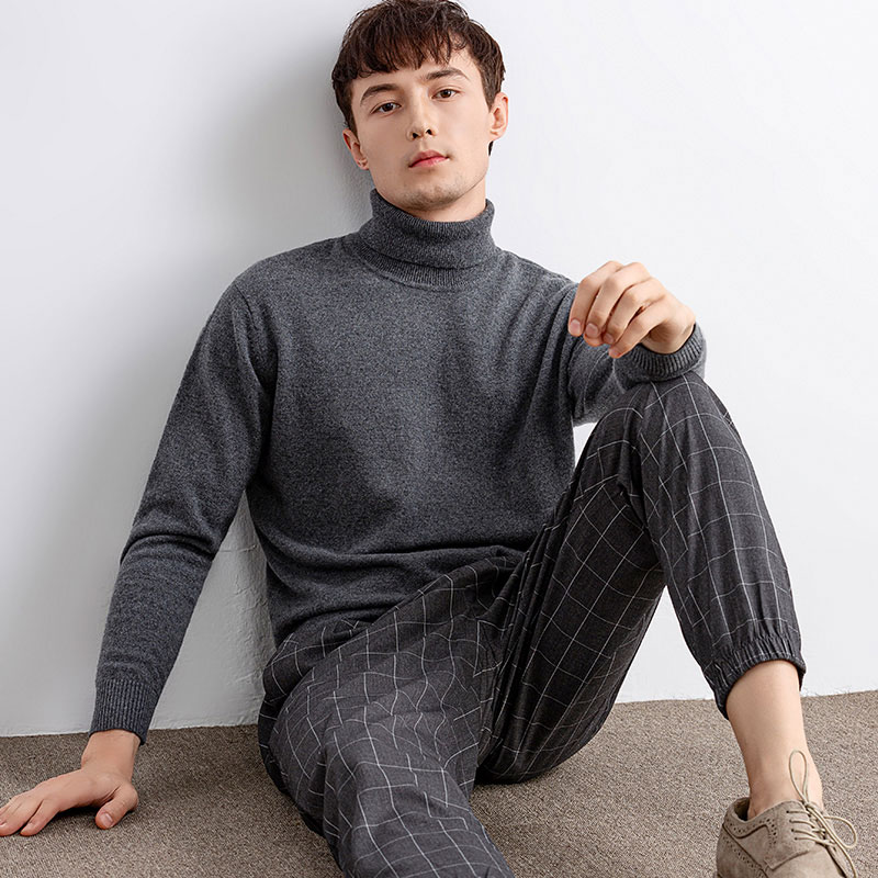 Fall Fashion Must-Have: suéter de jersey de negocios V NECK 、 Cashmere Round Neck Sweater