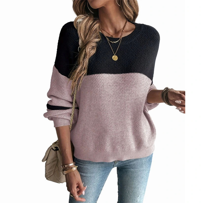 Mujeres Color Bock Sweater